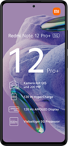 Xiaomi Redmi Note 12 Pro+ 5G mit Allnet Flatrate