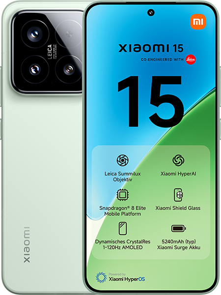 Xiaomi 15 mit Allnet Flatrate